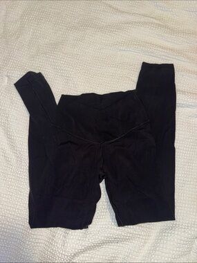 Aerie Crossover Leggings Black